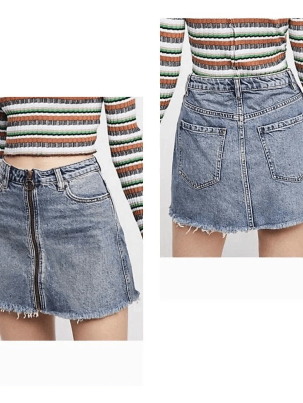 We the free denim skirt - Picture 2 of 7